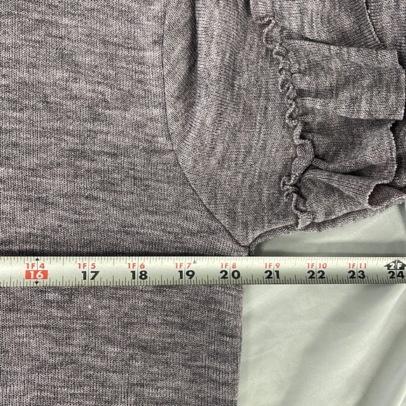 For The Republic Sweater Ruffle Sleeves Women’s Medium - Picture 5 of 6